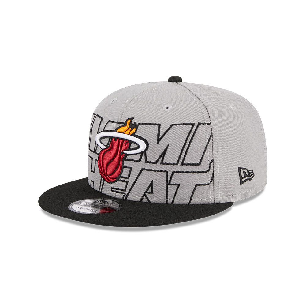 Men's Miami Heat New Era Gray/Turquoise Color Pack 9FIFTY Snapback Hat