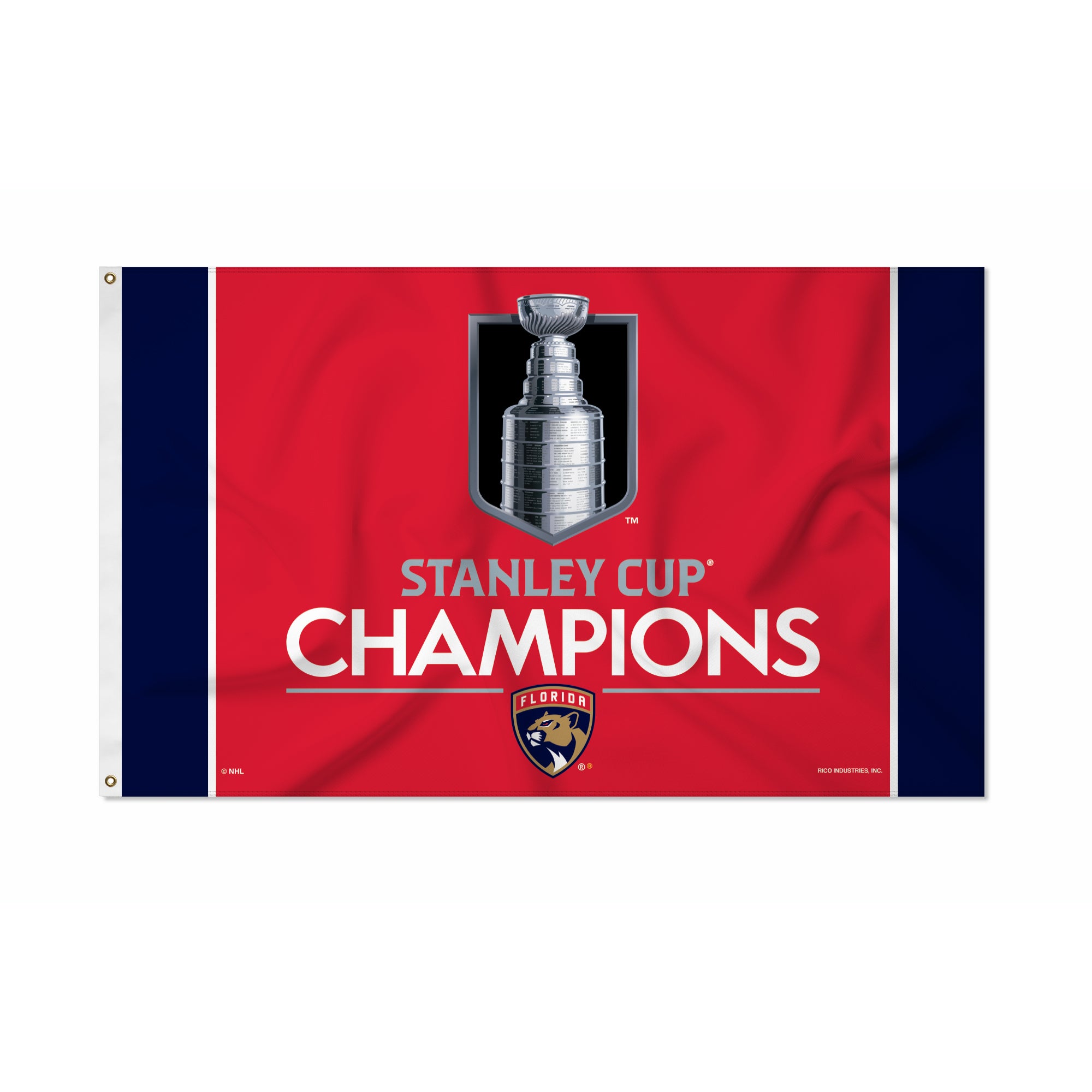 Florida Panthers 2024 Stanley Cup Champions Banner Flag 3x5 Red