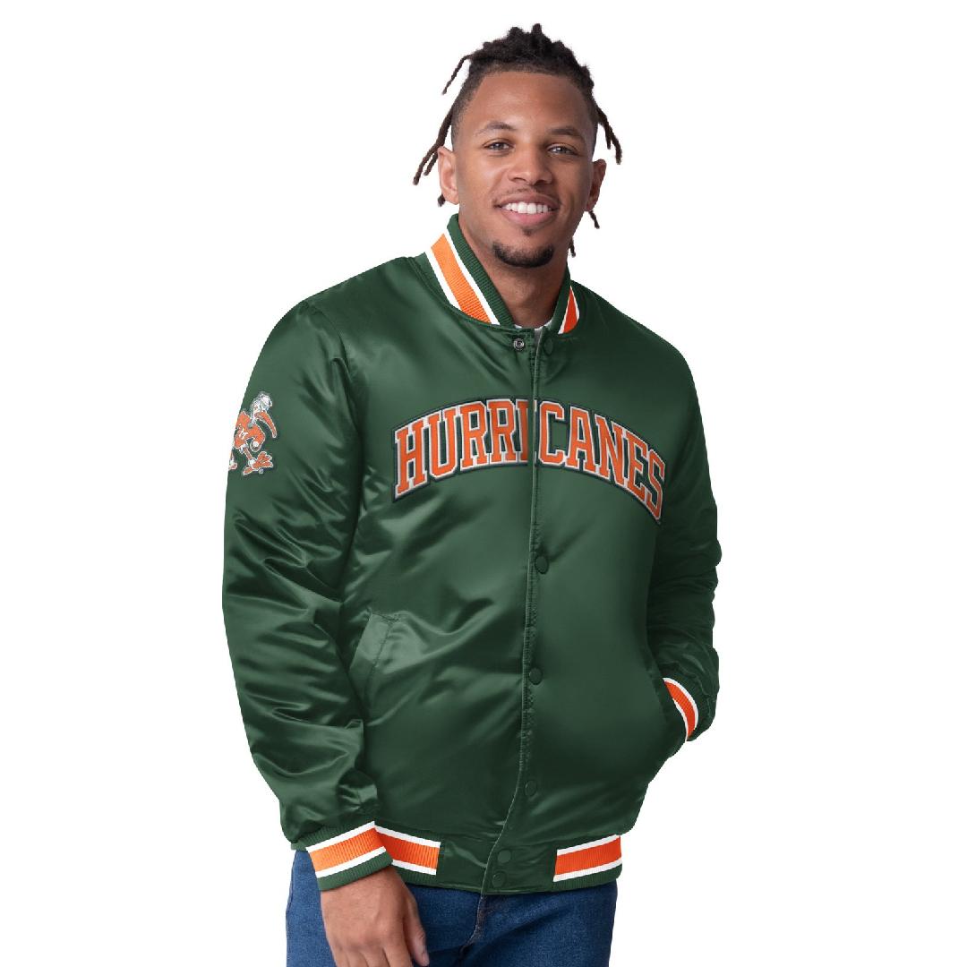 Vintage Miami Hurricanes hot Varsity Jacket