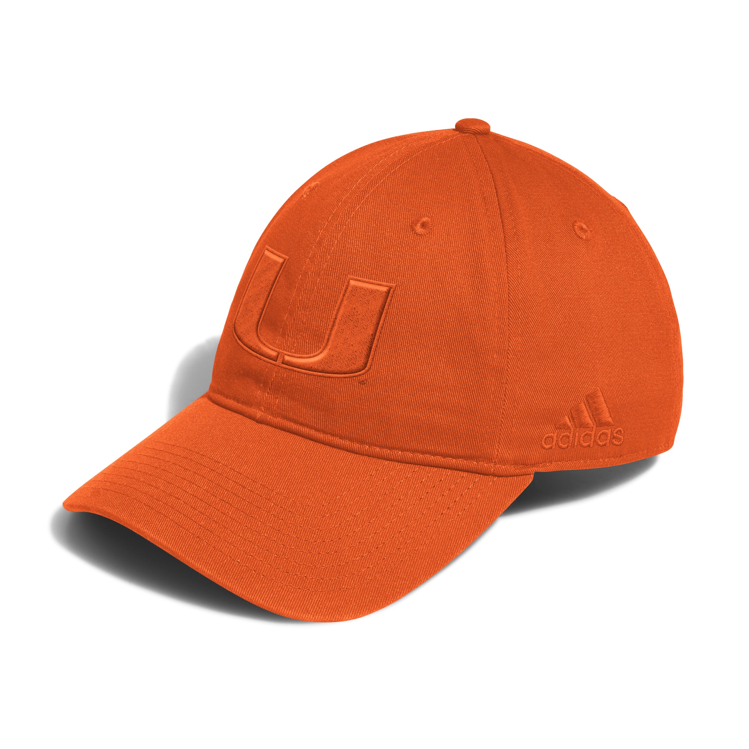 adidas Men s Miami Hurricanes Adicolor Slouch Adjustable Hat