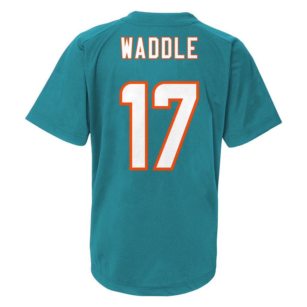 Youth Tyreek Hill Aqua Miami Dolphins Mainliner Player Name & Number Long  Sleeve T-Shirt