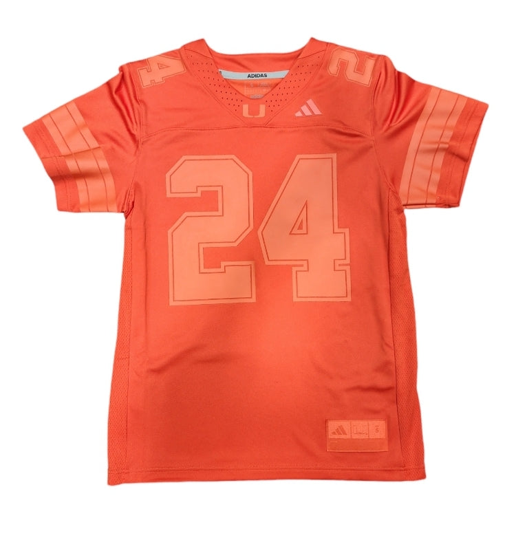 adidas Miami Hurricanes 2024 Tonal Adi Color Premier Football Jersey