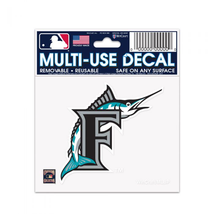 Miami Marlins Stickers 1 Sheet  Miami marlins, Marlins, Team colors