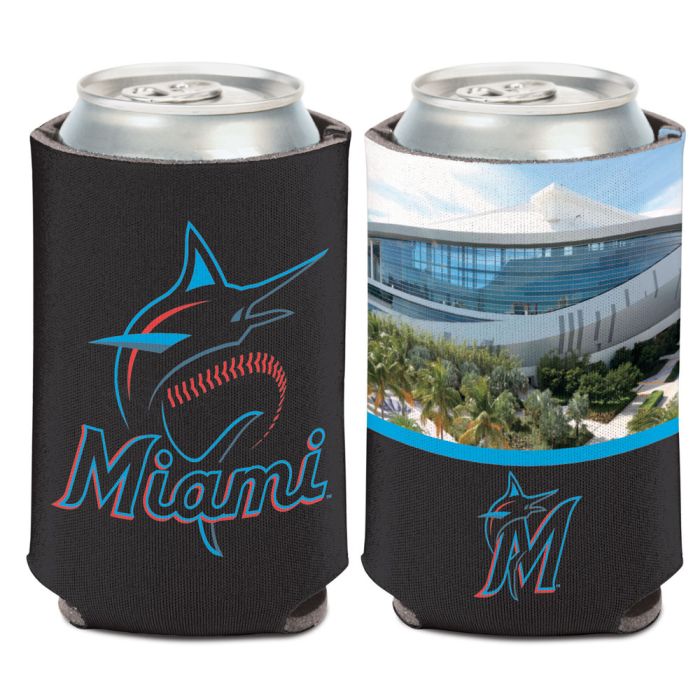 Miami Dolphins Tie-Dye 2-Sided Slim Can Cooler