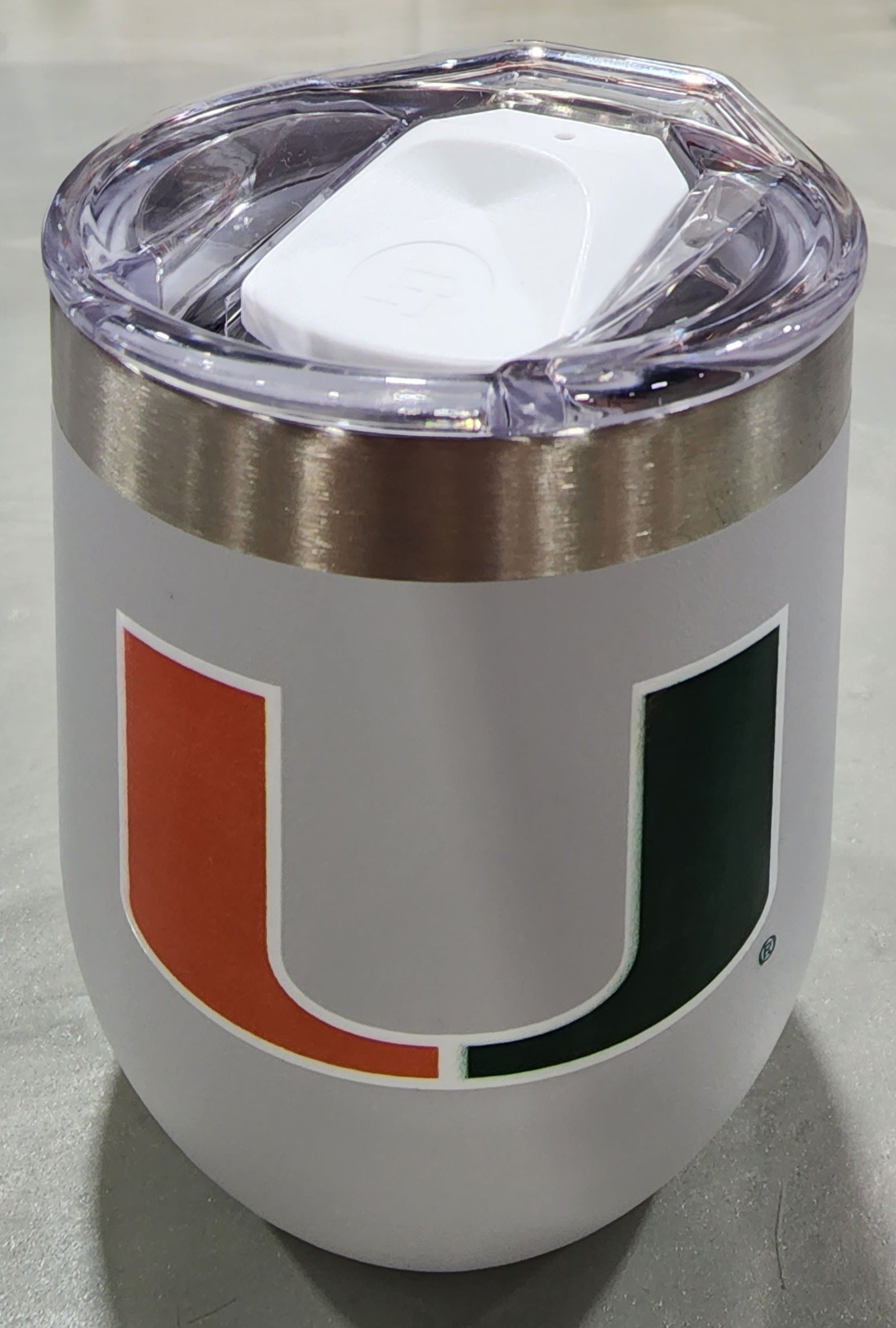 Miami Hurricanes Miami Nights Stainless Steel Sports Bottle - Black