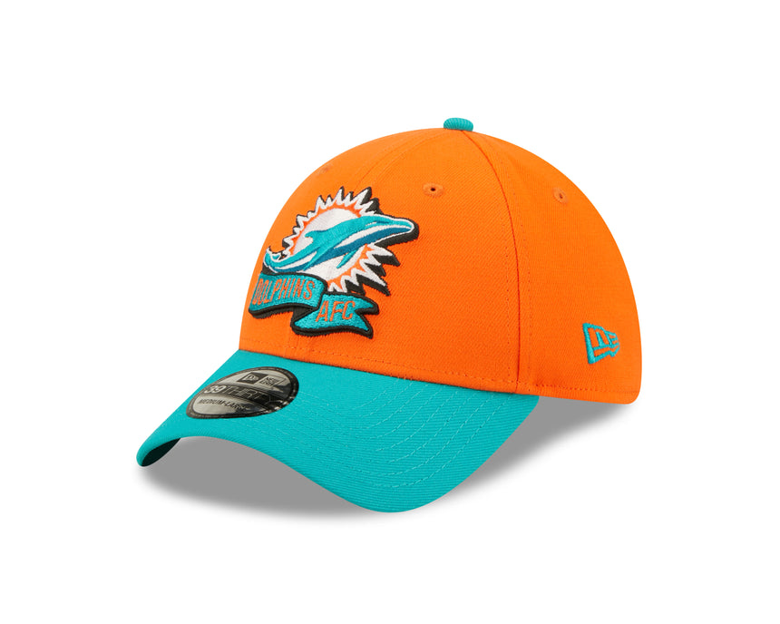 New Era Men's Miami Dolphins 2023 NFL Draft 39THIRTY Stretch Fit Hat - S/M Each