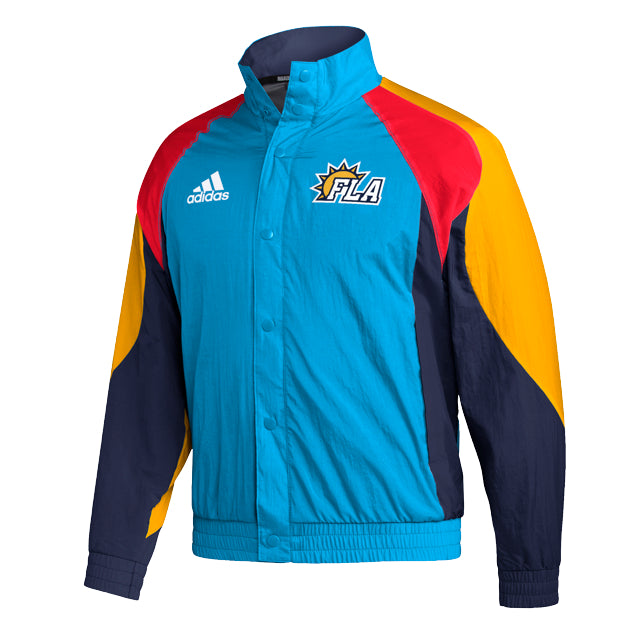 Adidas Panthers Reverse Retro Jacket Sky Blue 2XL - Mens Hockey Track Suits