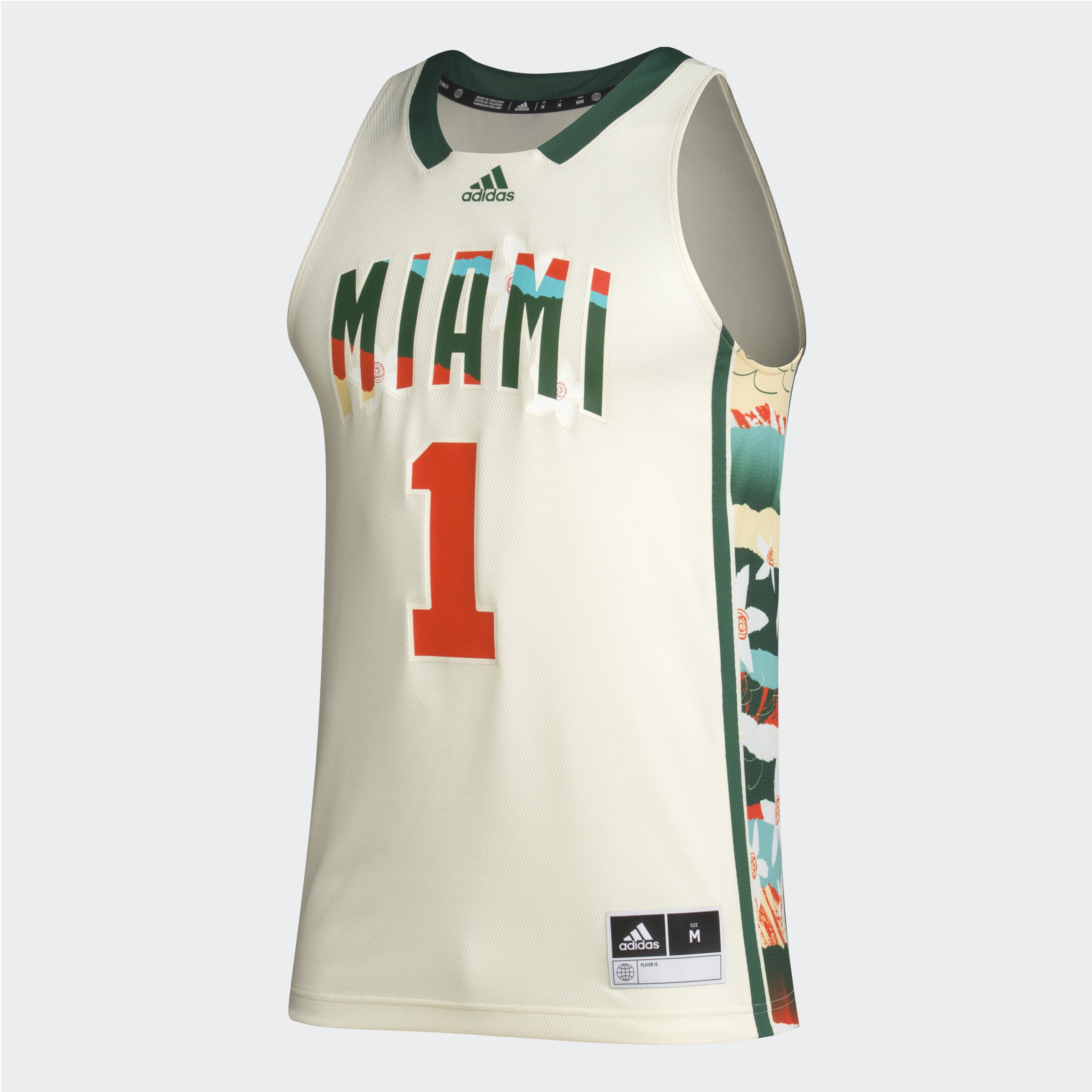 Miami Hurricanes adidas Honoring Black Excellence Replica Basketball Jersey  - White