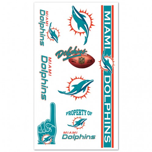 Miami Dolphins Mini Pennants - 8 Piece Set