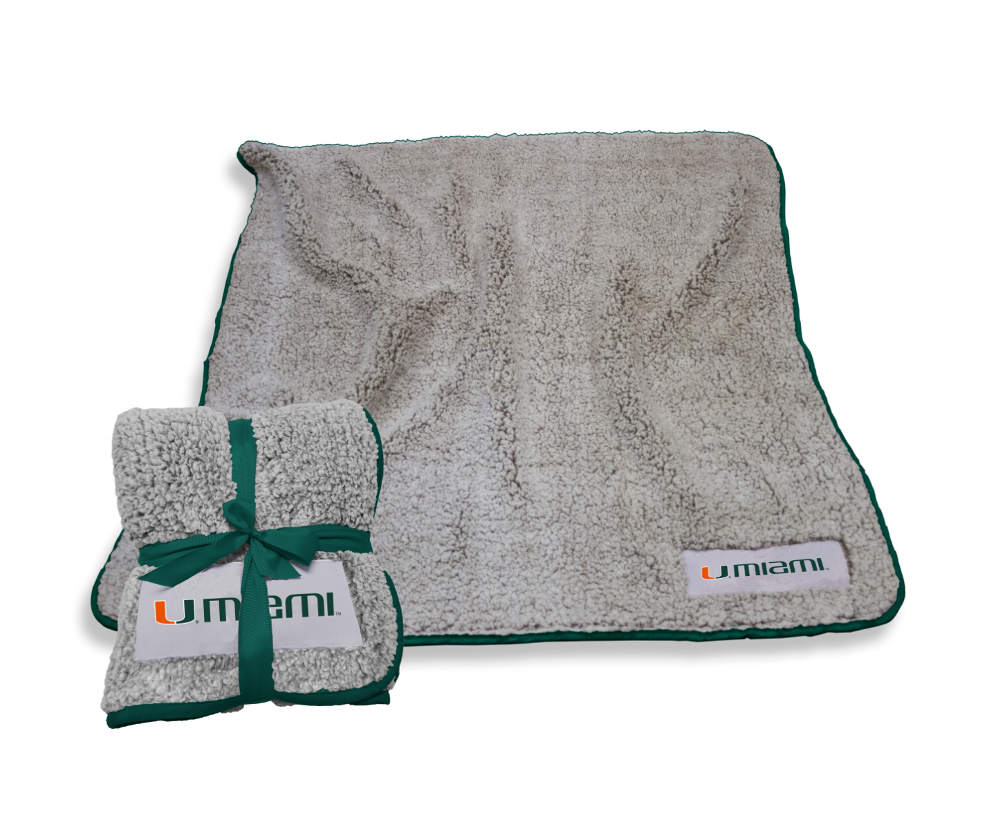 Miami Hurricanes Frosty Fleece Throw Blanket 50