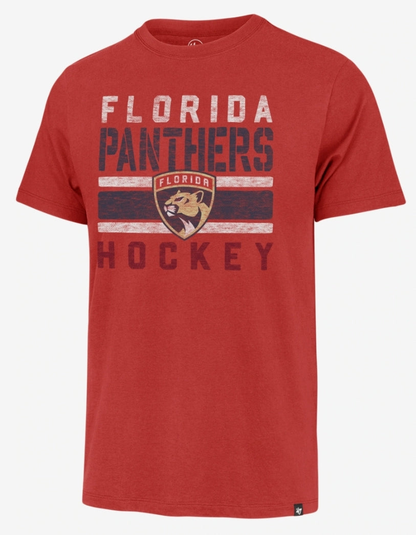47 Brand Premier Franklin Tee - Florida Panthers - Adult - Red - Florida Panthers - L