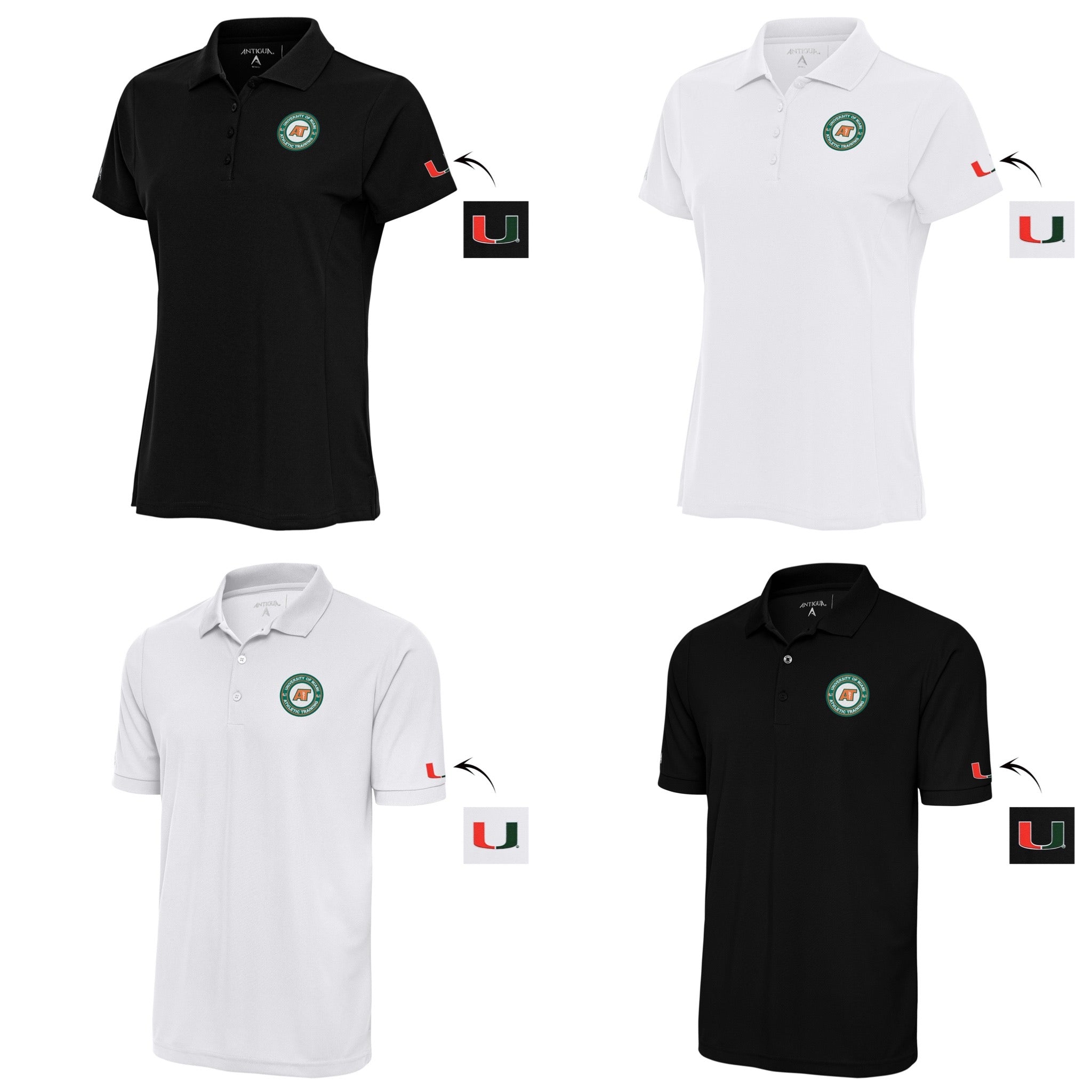 University of Miami ATC Polos