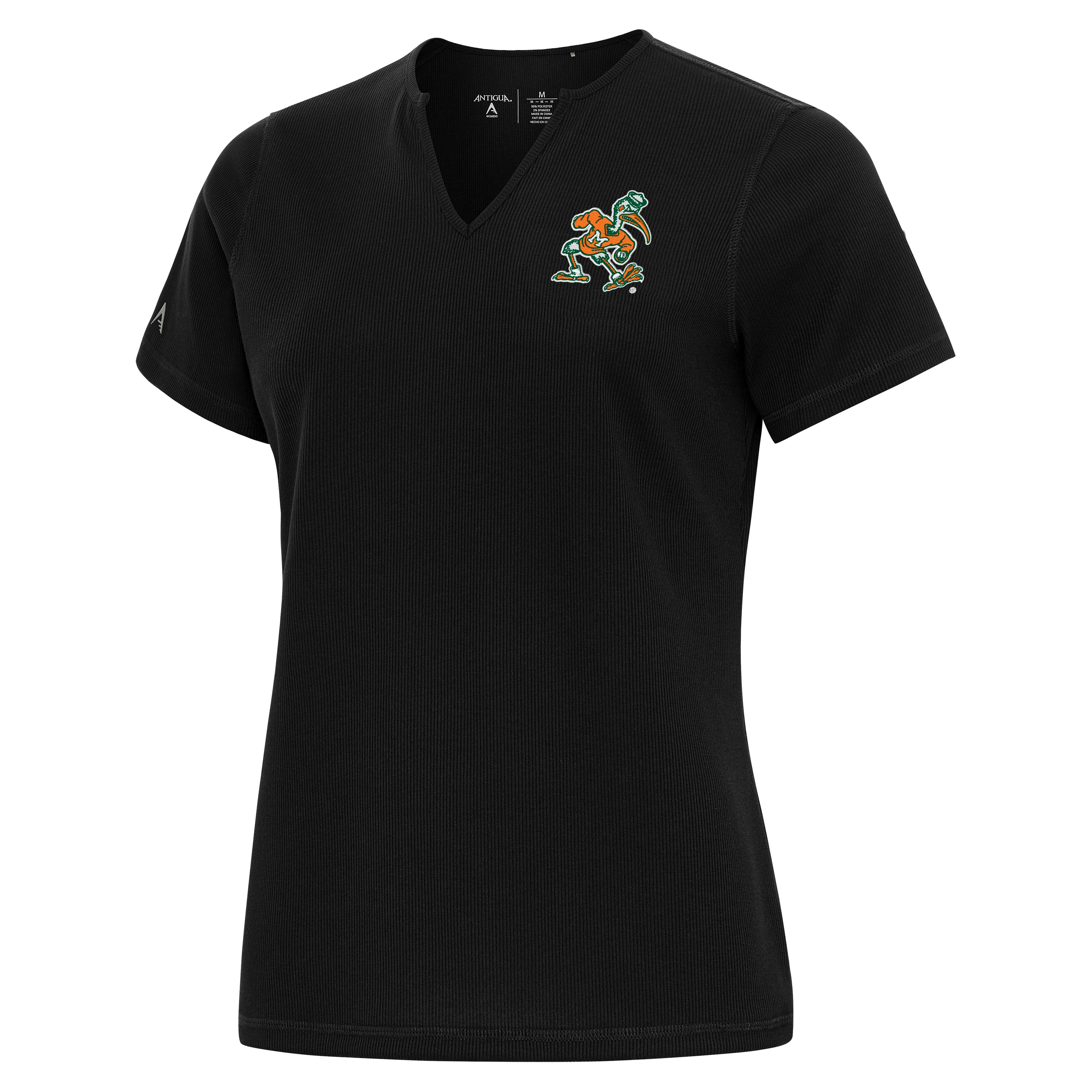 Miami Hurricanes Women's Sebastian Traveler T-Shirt - Black