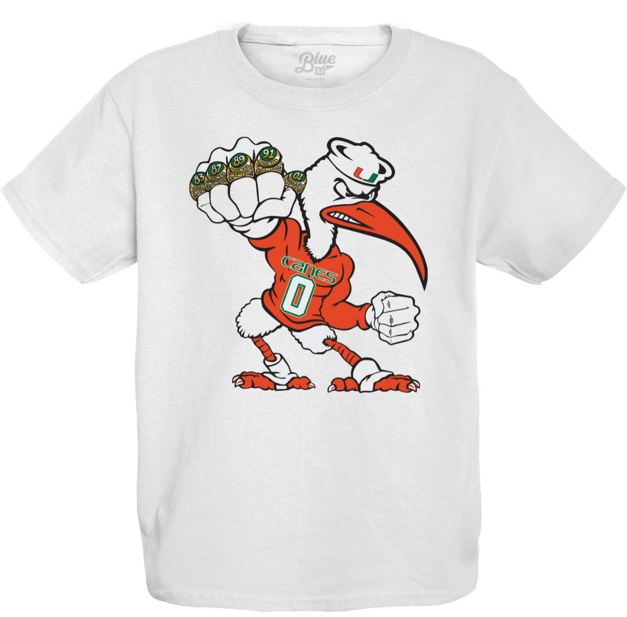 Smack Apparel Herro Ball T-Shirt for Miami Basketball Fans Short Sleeve / 4XL / White