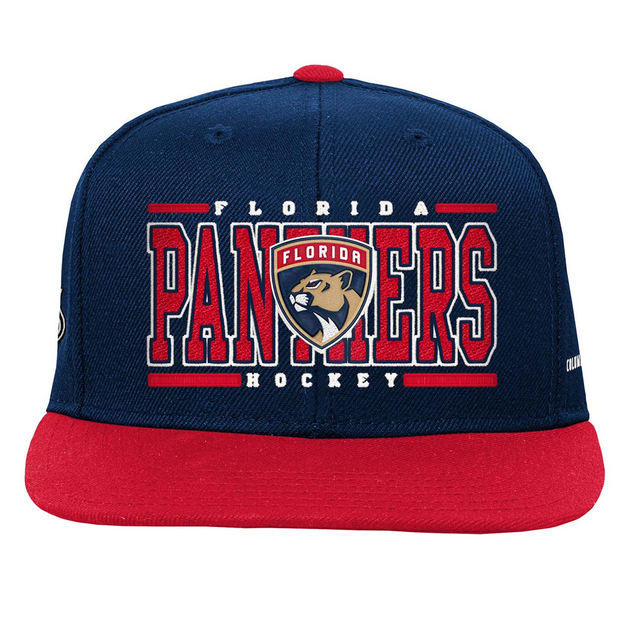 Florida Panthers Youth Retro Deathstock Snapback Hat - Navy/Red