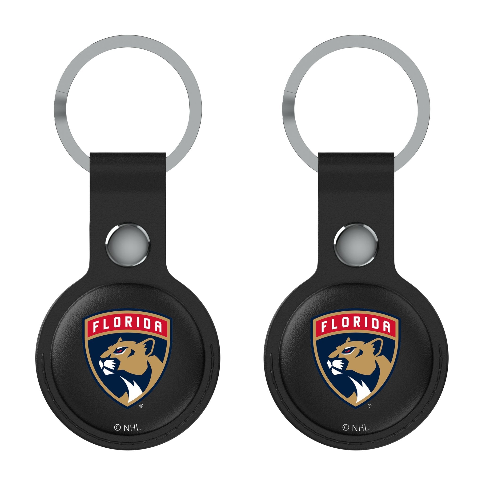 Florida Panthers Insignia Black Airtag Holder 2-Pack