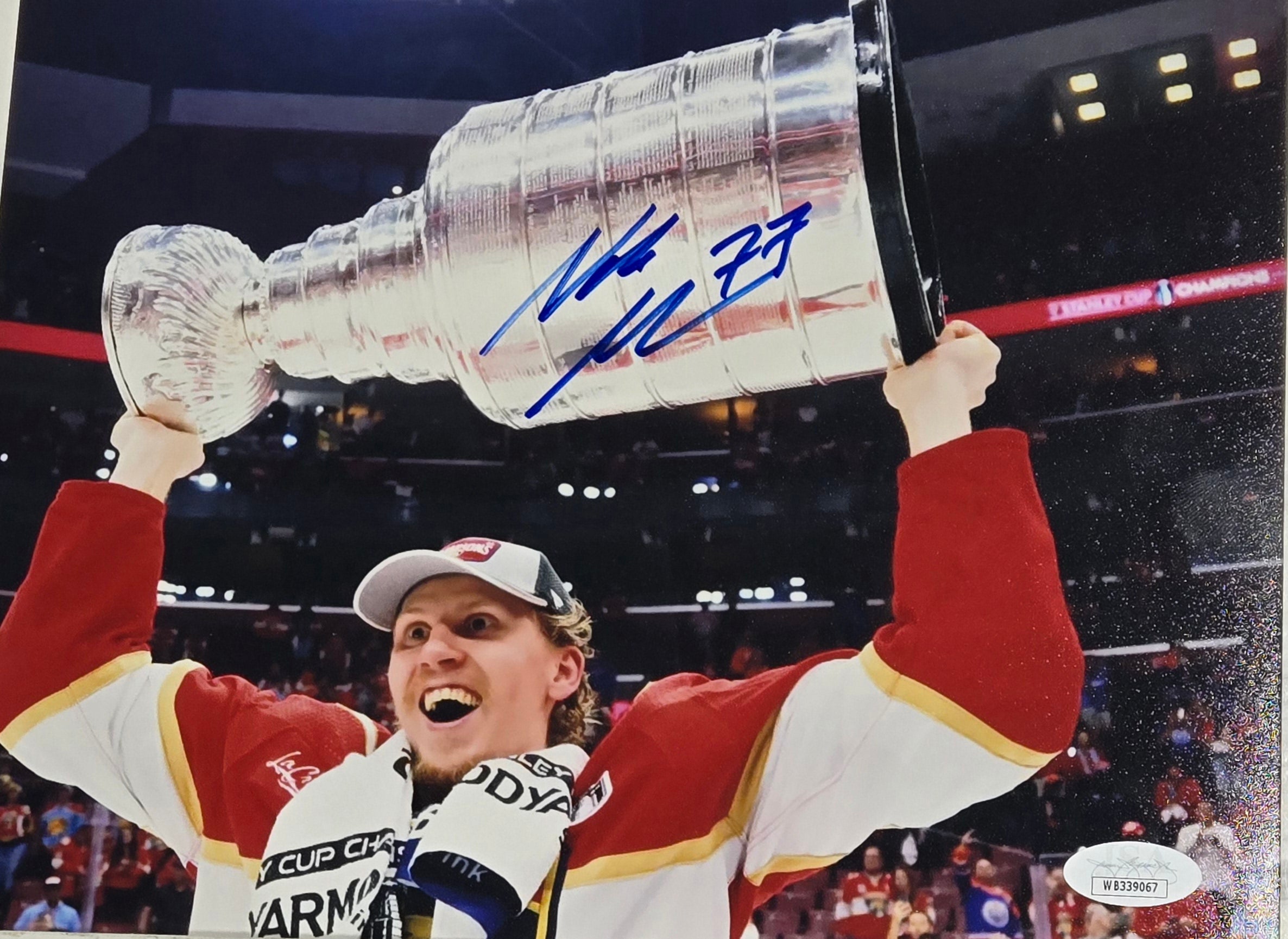 Niko Mikkola Florida Panthers Stanley Cup Champs 8x10 Autographed Photo - JSA COA