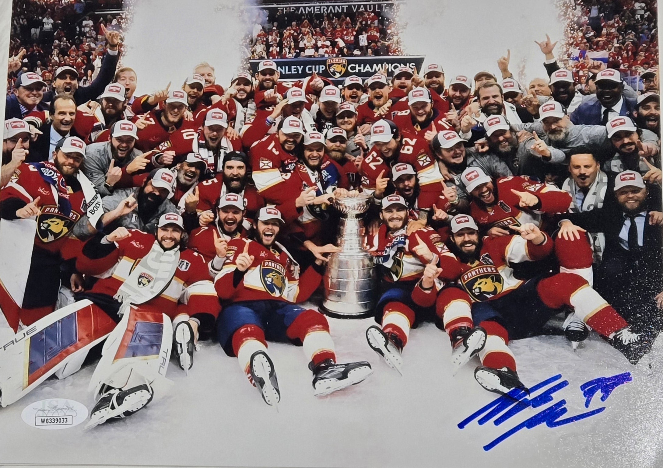 Niko Mikkola Florida Panthers Stanley Cup Champs 8x10 Autographed Photo - JSA COA