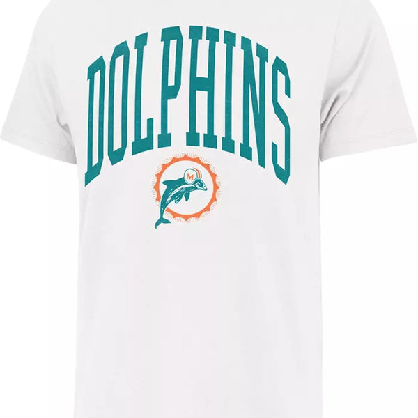 Miami Dolphins 47 Brand Win Win Historic Franklin T-Shirt - White