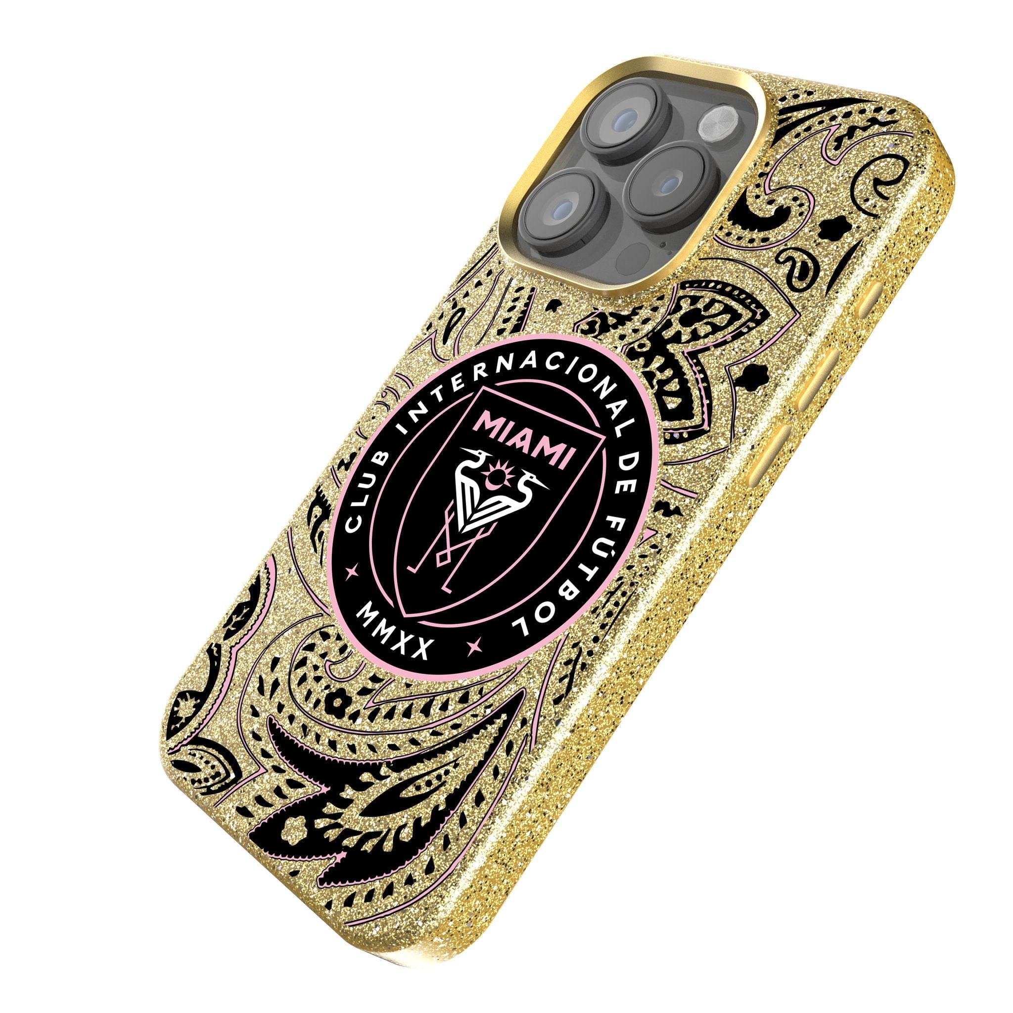 Inter Miami CF  Paisley Bling Phone Case