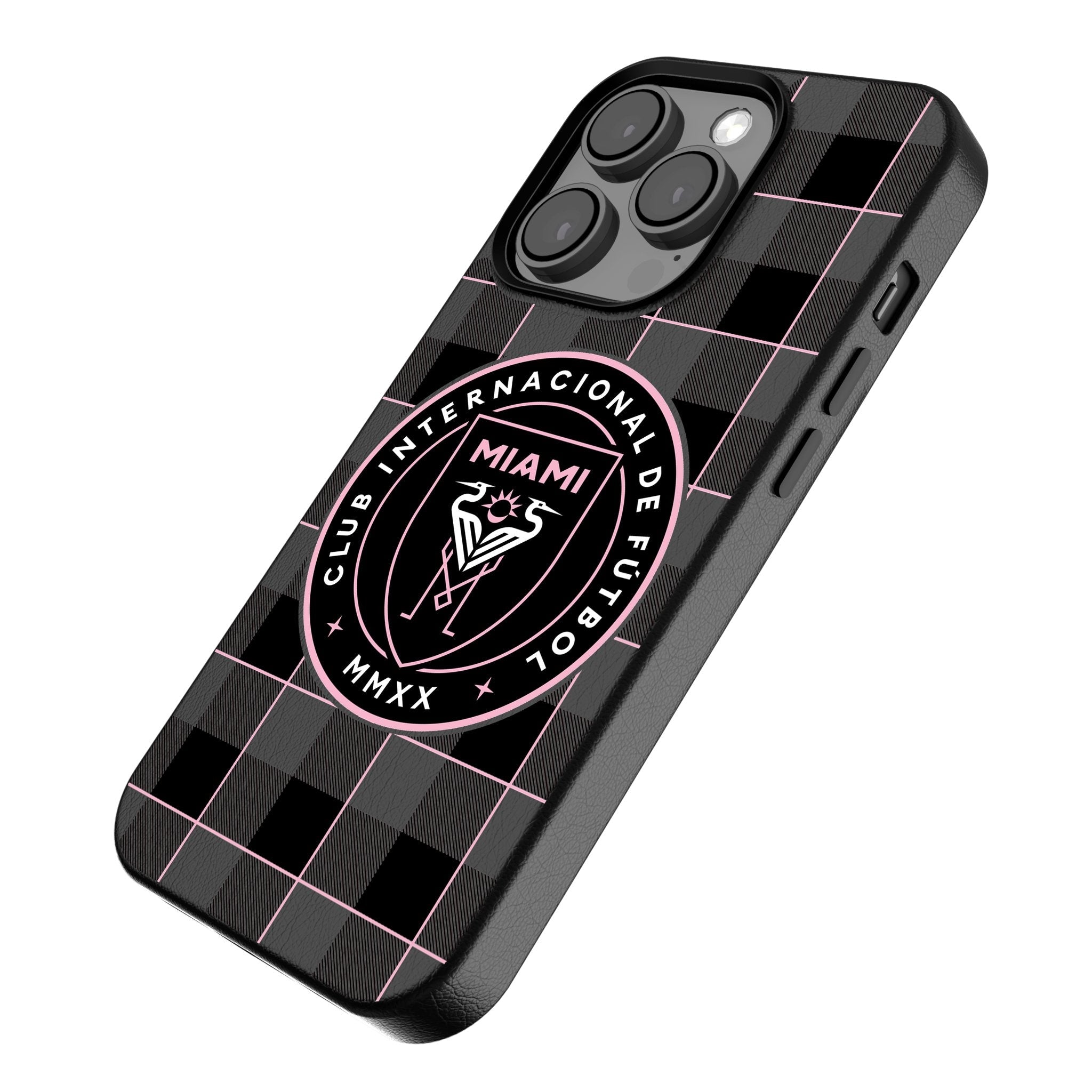 Inter Miami CF  Plaid Magnetic Phone Case