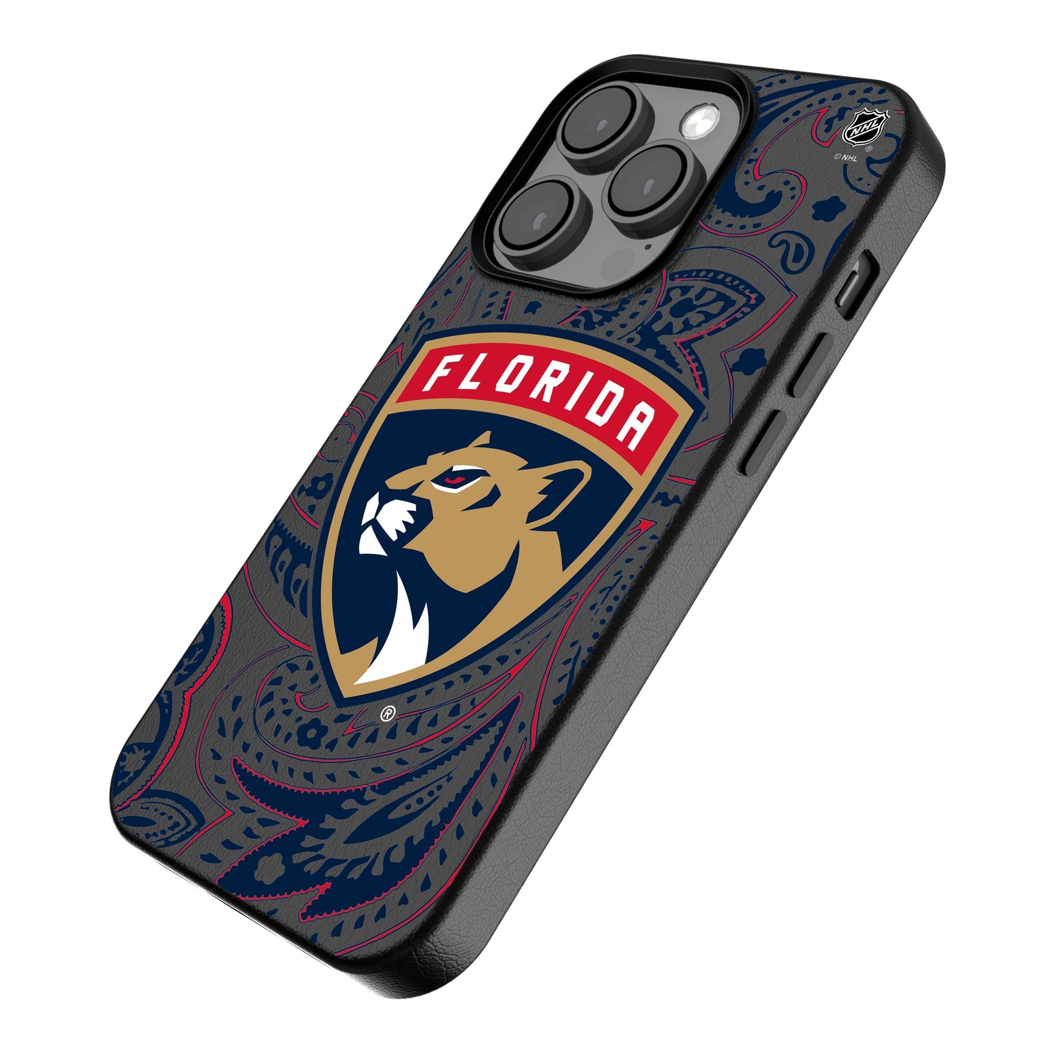 Florida Panthers Paisley MagSafe Compatible Phone Case