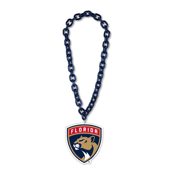 Florida Panthers Plastic Fan Chain - Navy Chain