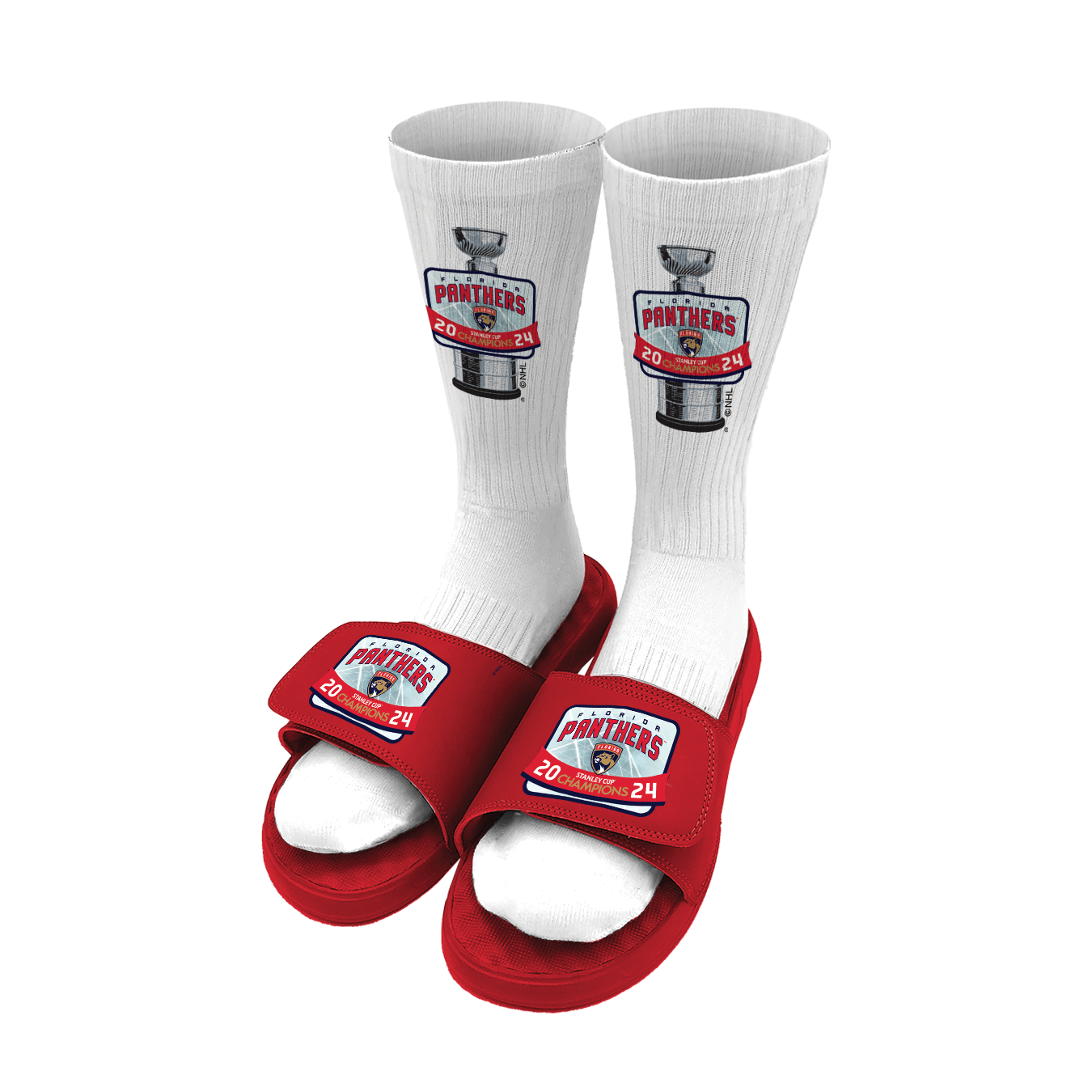 Florida Panthers 2024 Stanley Cup Champions Sock Bundle