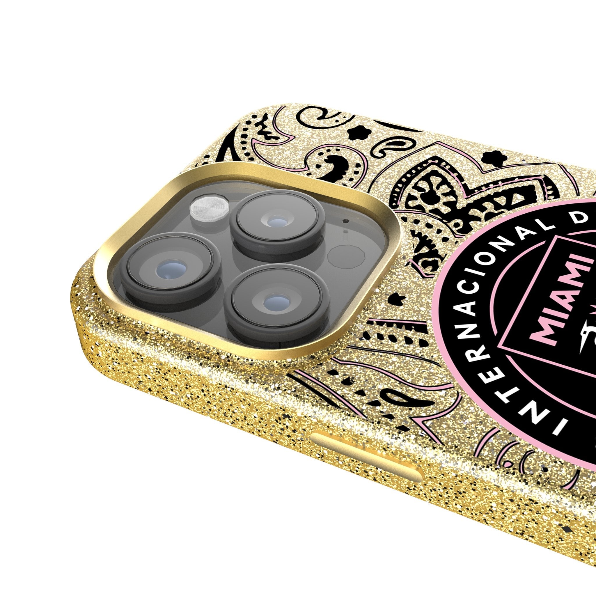 Inter Miami CF  Paisley Bling Phone Case