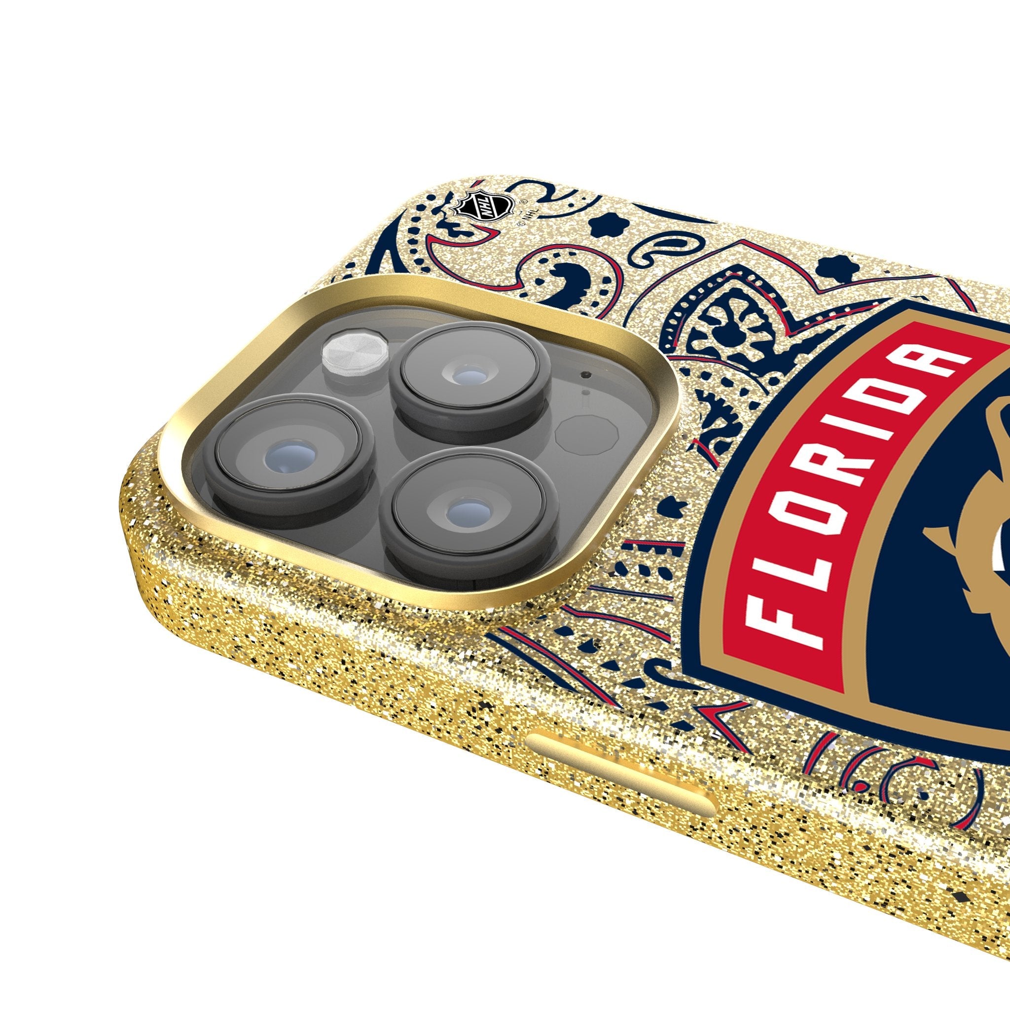 Florida Panthers Paisley Bling Phone Case