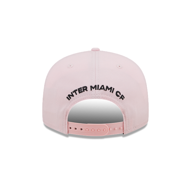 Inter Miami CF MLS New Era 9Fifty 'M' Adjustable Snapback Hat - Pink