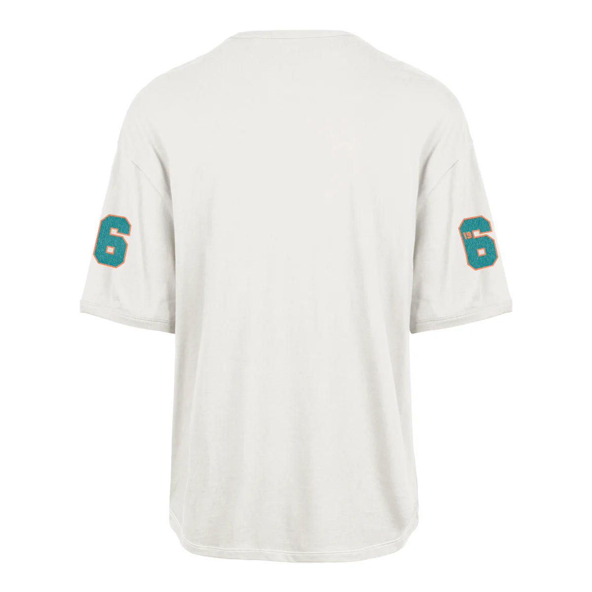 Miami Dolphins '47 Brand Historic Double Header Gridiron Brighton T-Shirt - Sandstone