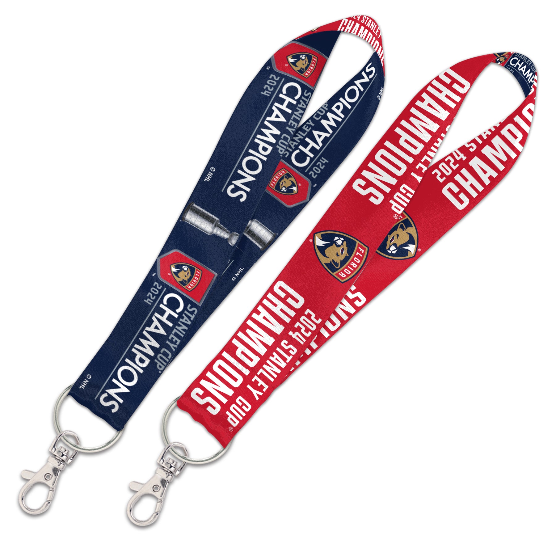 Florida Panthers 2024 Stanley Cup Champions Key Strap - 1"
