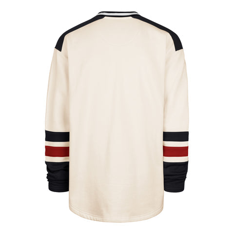 Florida Panthers '47 Brand Benchmark Netminder Pullover Sweater - Cream