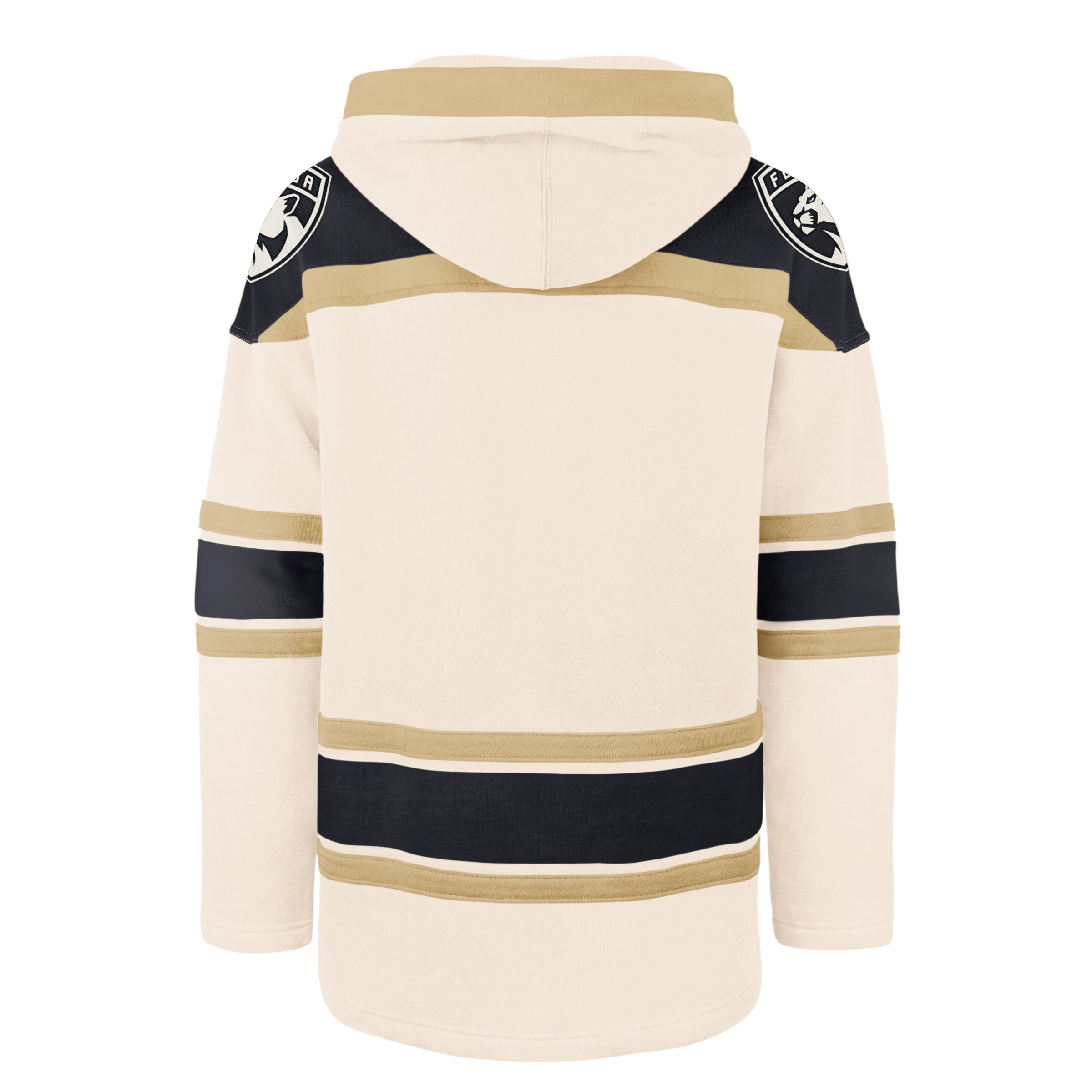 Florida Panthers '47 Brand Tri Nilley Superior Lacer Hoodie - Cream