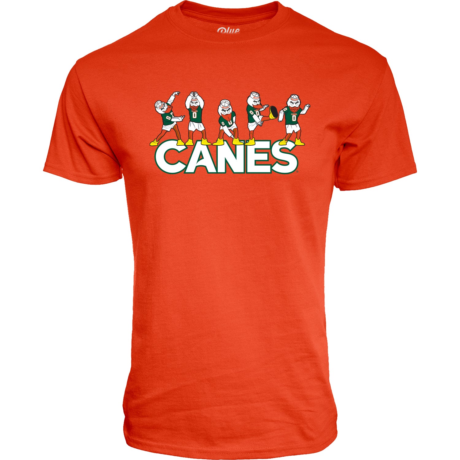 Miami Hurricanes Sebastian CANES T-Shirt - Orange