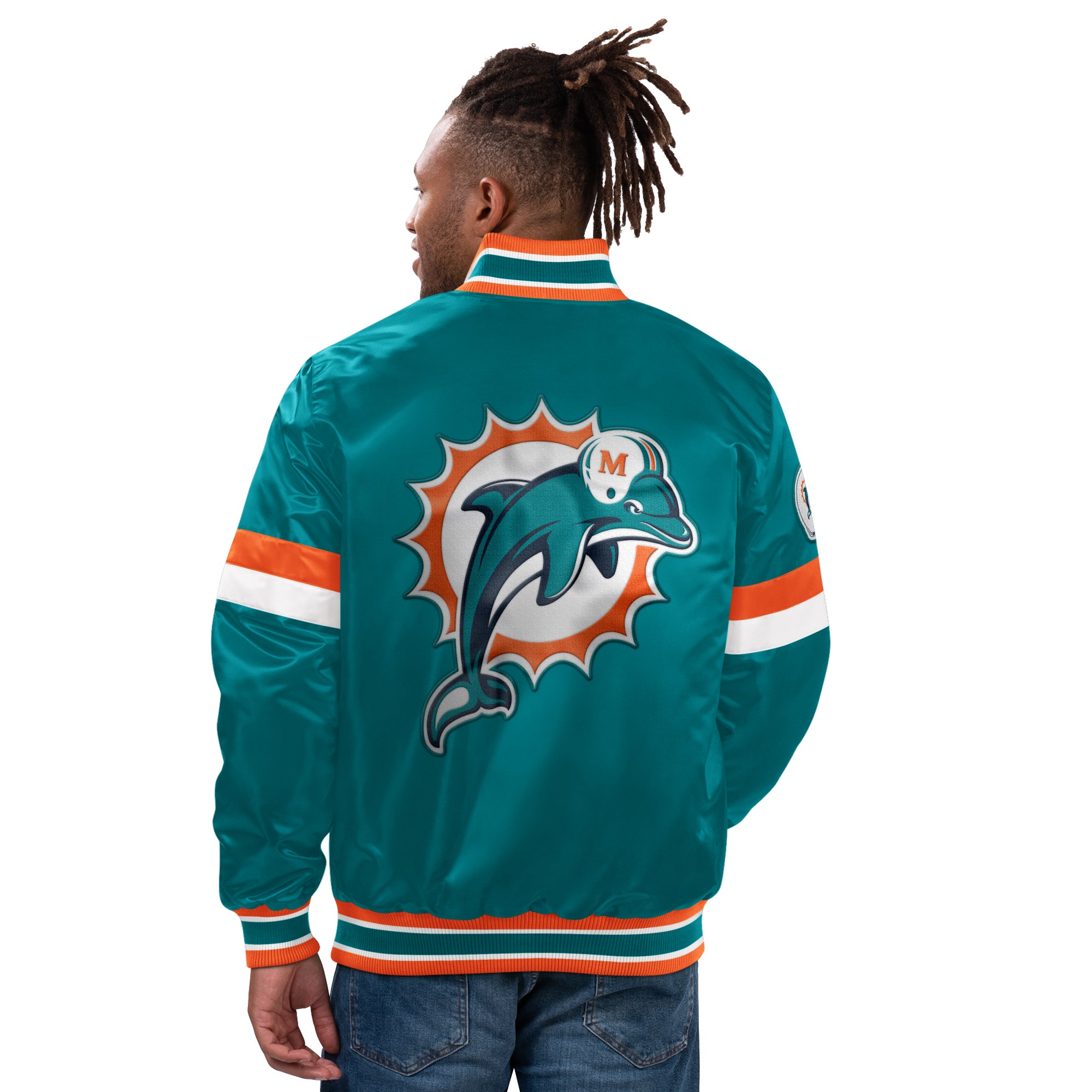 Miami dolphins vintage windbreaker hotsell