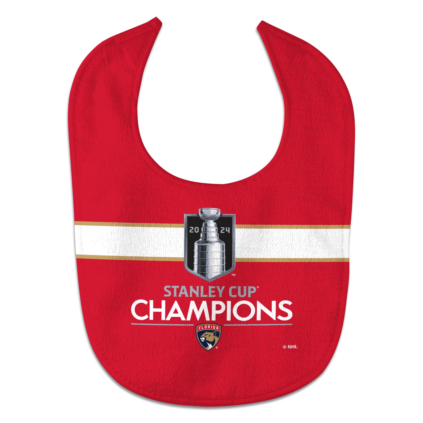 Florida Panthers 2024 Stanley Cup Champions All Pro Baby Bib