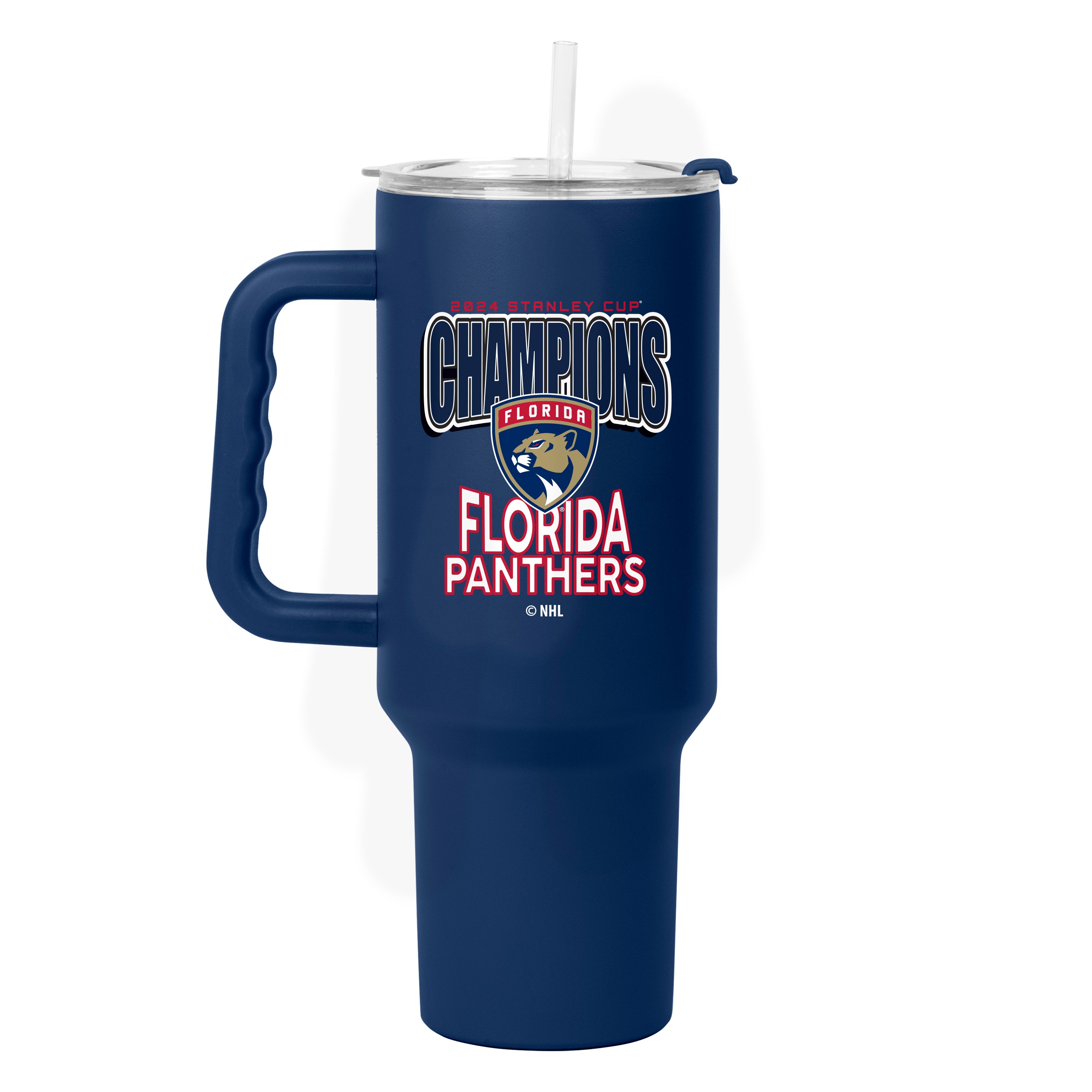 Florida Panthers 2024 Stanley Cup Champions Powdercoat Tumbler - 40oz