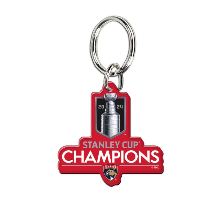 Florida Panthers 2024 Stanley Cup Champions Premium Acrylic Key Ring