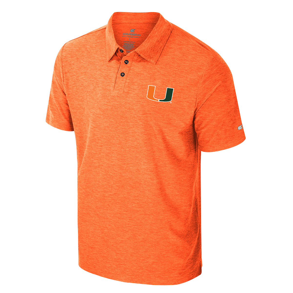 Miami Hurricanes Colosseum Men's Revolution Polo - Orange