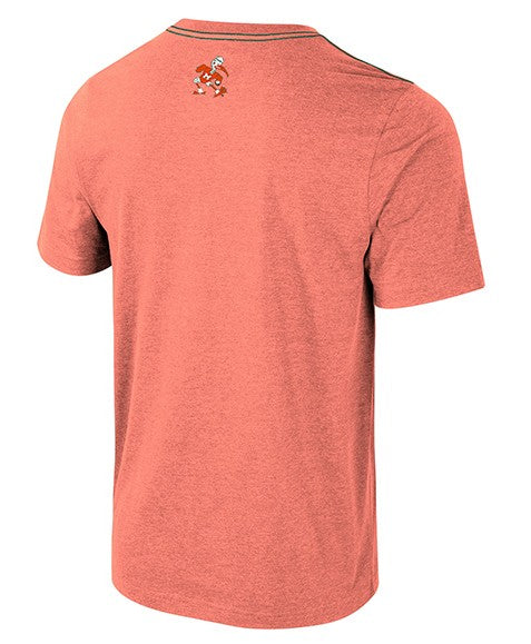 Miami Hurricanes Colosseum Neo Block T-Shirt - Orange