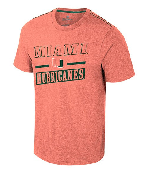 Miami Hurricanes Colosseum Neo Block T-Shirt - Orange