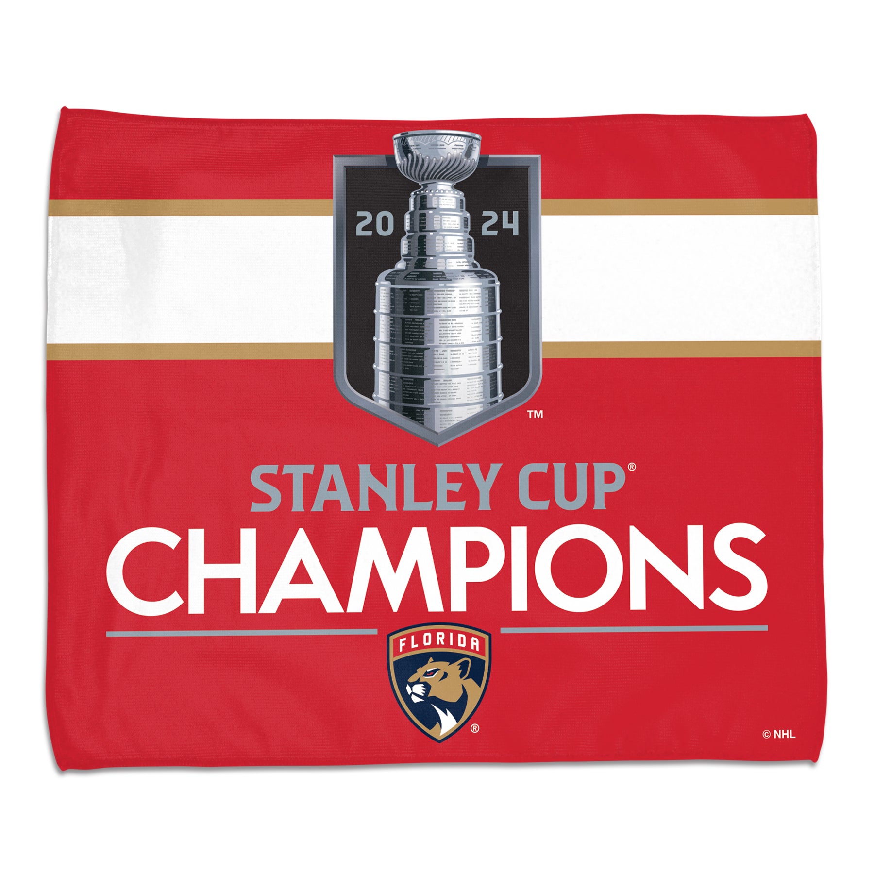 Florida Panthers 2024 Stanley Cup Champions Rally Towel - 15 x 18