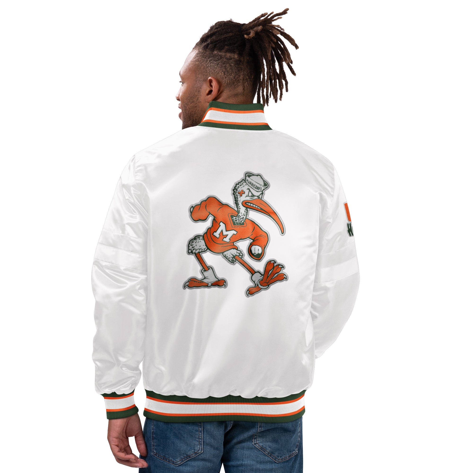 Miami hurricanes classic sale starter jacket