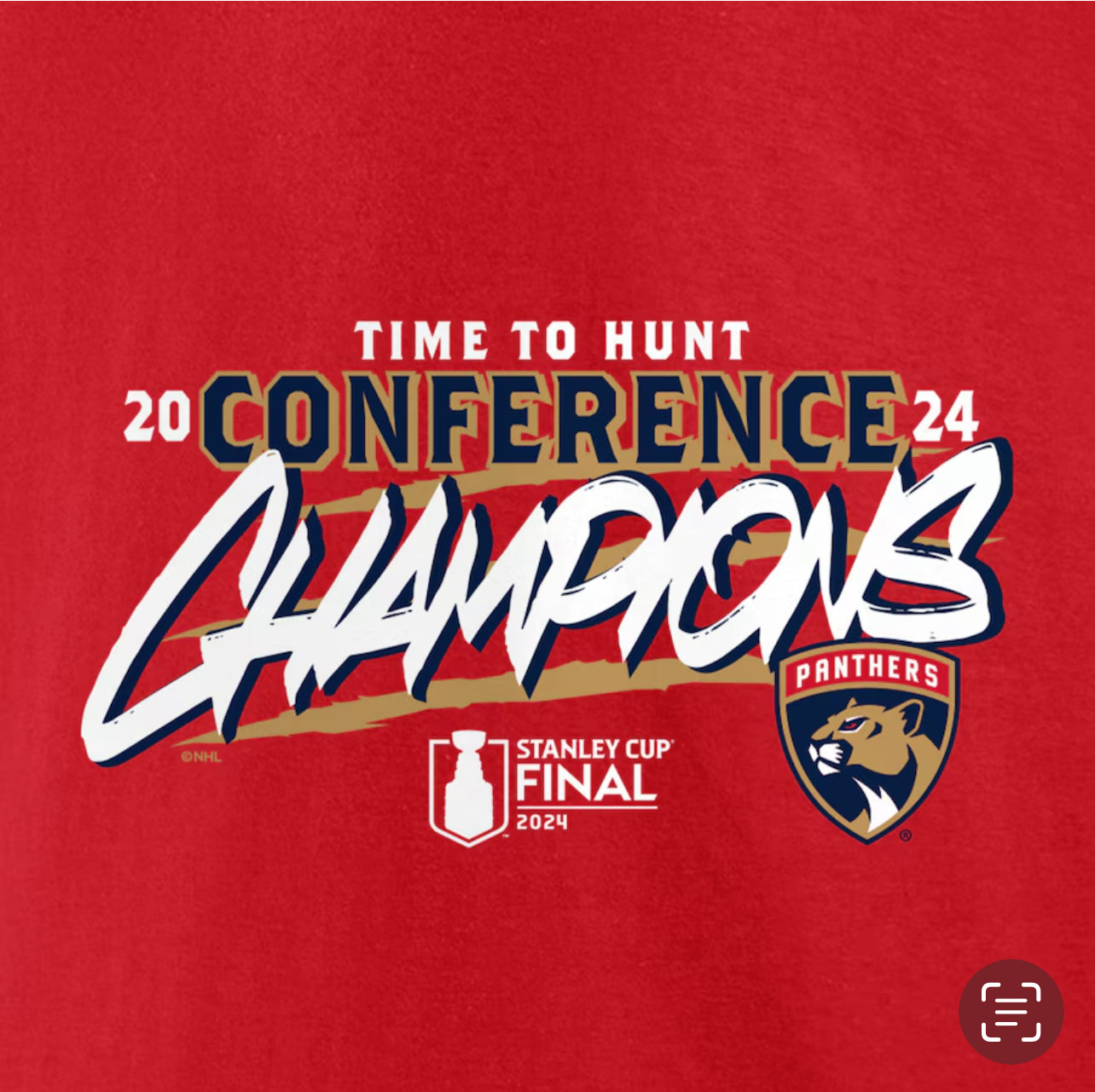 Florida Panthers 2024 Eastern Conference Champions Hometown T-Shirt - Red