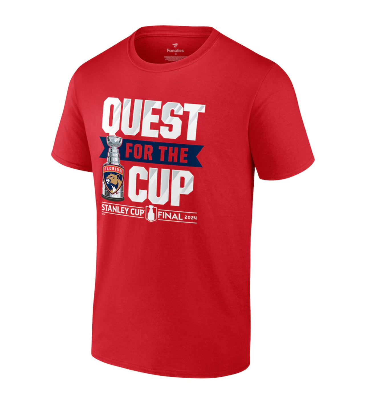 Florida Panthers 2024 Stanley Cup Final Quest T-Shirt - Red