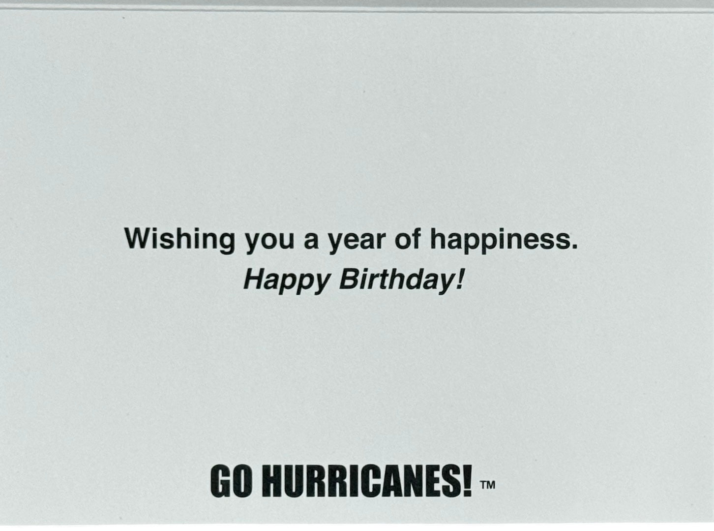 Miami Hurricanes Birthday Card - Happy Birthday to U