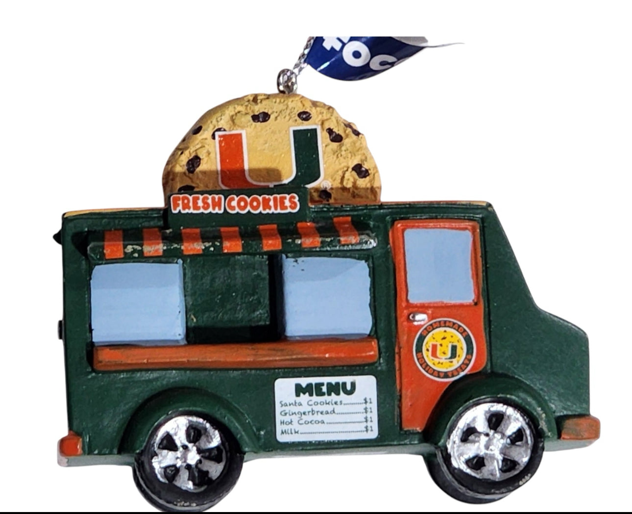 Miami Hurricanes Food Truck Ornament