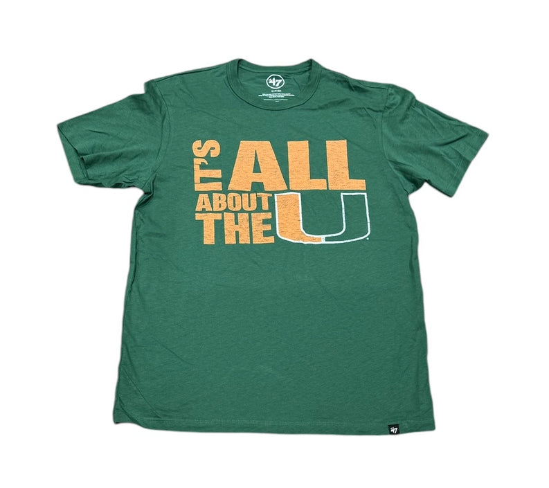 Miami Hurricanes 47 Brand Regional Franklin T-Shirt - Green